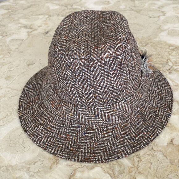 Hanna Hats Donegal Handcrafted Irish Tweed Walking Hat - Mint Condition - Picture 6 of 16